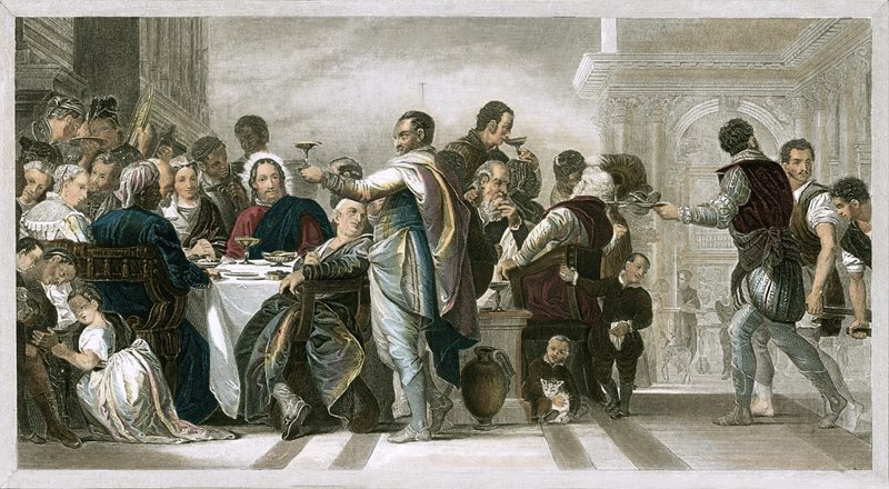 Małżeństwo w Kana autorstwa Paolo Veronese