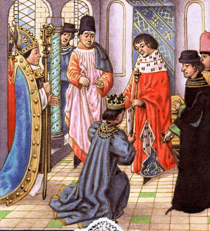 Ryszard II zrzekający się korony na rzecz Henryka Bollingbroke