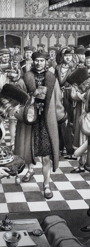 Niezidentyfikowana scena historyczna autorstwa Pat (1907 95) Nicolle