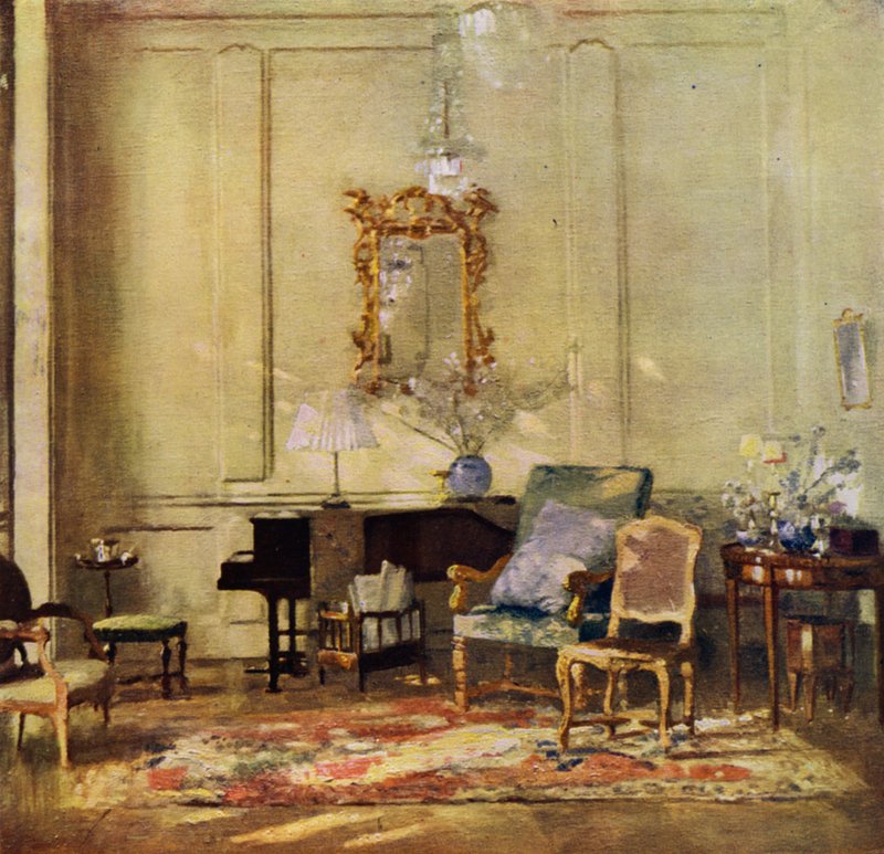 Salon Sir Jamesa Guthrie (kolor lito) autorstwa Patrick William Adam