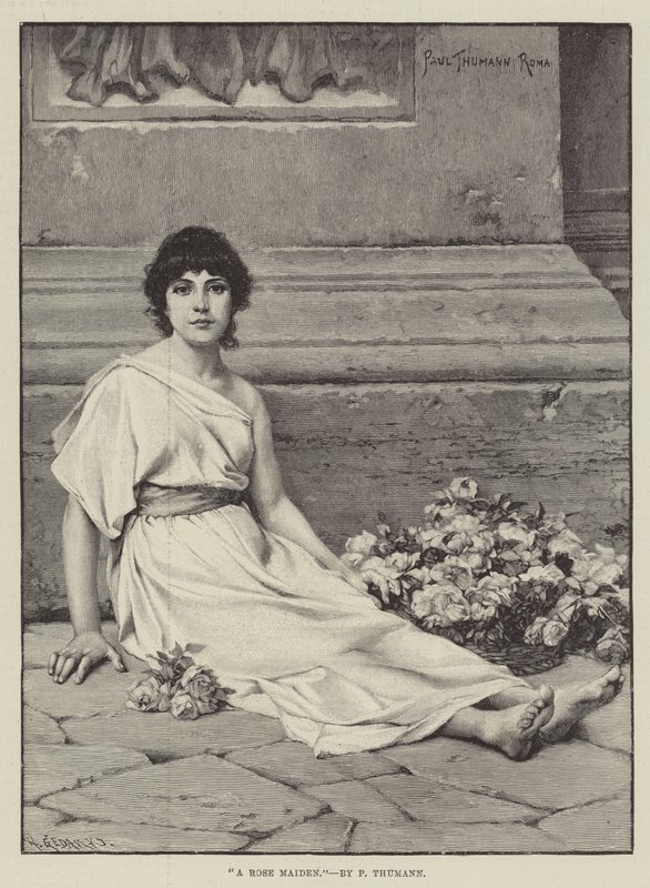 Różana Panna autorstwa Friedrich Paul Thumann