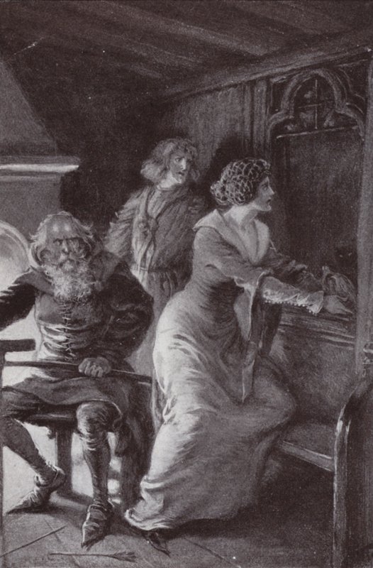 Ilustracja do The Cloister and The Hearth autorstwa Charlesa Reade (lito) autorstwa Paul (after) Hardy