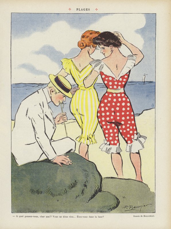 Ilustracja do Le Rire autorstwa Paul Balluriau