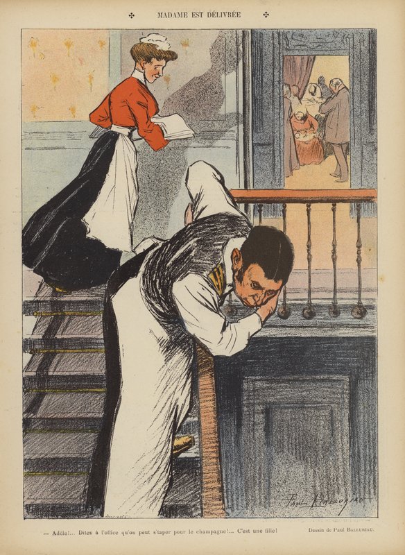 Ilustracja do Le Rire autorstwa Paul Balluriau