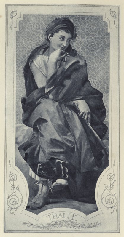 Thalia, muza komedii (fotograwiura) autorstwa Paul Baudry
