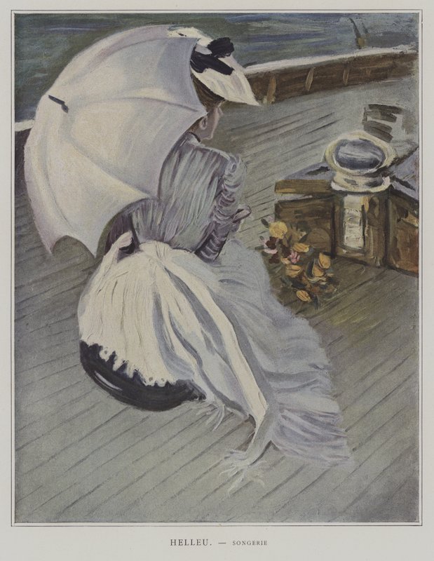 Songerie (Sen) autorstwa Paul Cesar Helleu