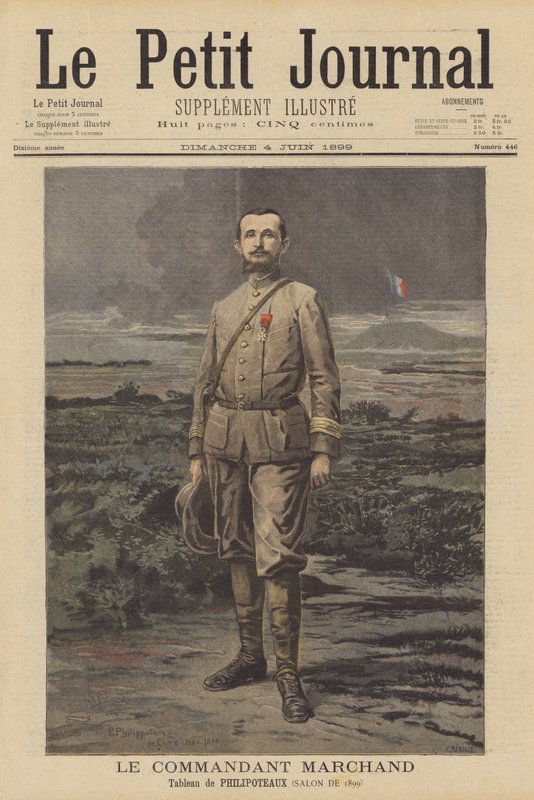 Major Jean-Baptiste Marchand, francuski żołnierz i odkrywca autorstwa Paul Dominique Philippoteaux
