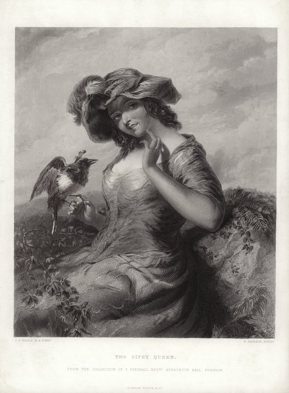 Cygańska królowa autorstwa Paul Falconer Poole