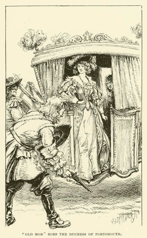 „Old Mob” okrada księżnę Portsmouth (rycina) autorstwa Paul Hardy
