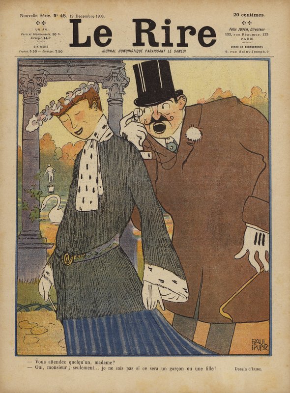 Ilustracja do Le Rire autorstwa Paul Iribe