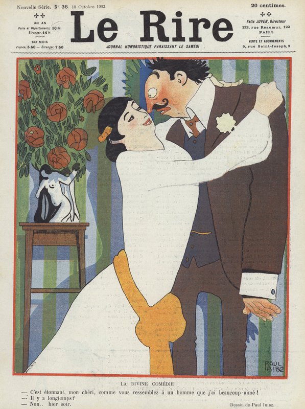 Ilustracja do Le Rire autorstwa Paul Iribe