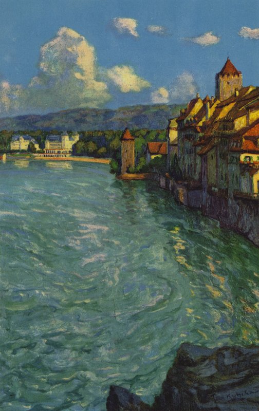Szwajcarskie Spa: Rheinfelden (kolor lito) autorstwa Paul Kutscha