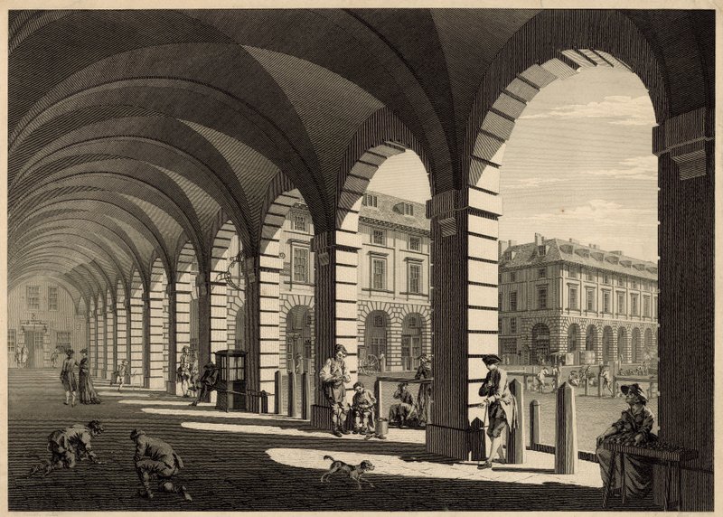 Covent Garden, Londyn autorstwa Paul Sandby