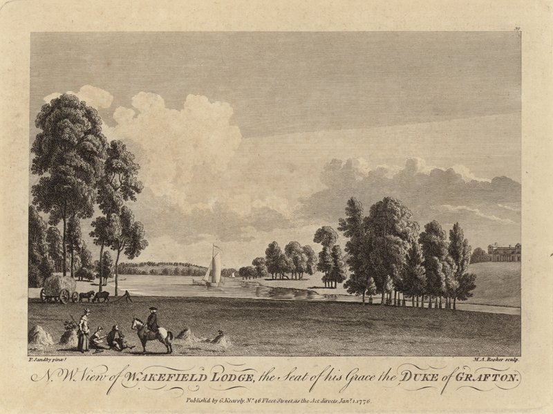 Wakefield Lodge autorstwa Paul Sandby