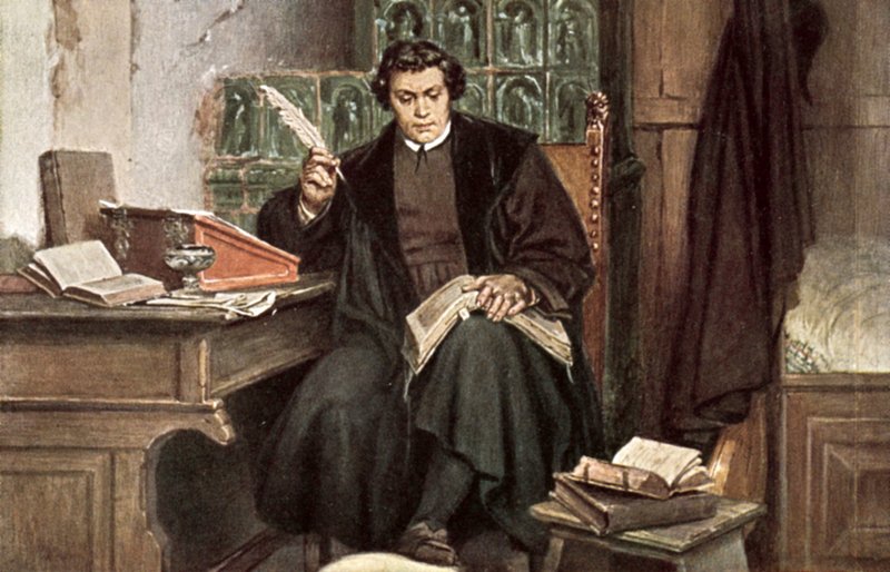 Marcin Luter, maj 1521 do marca 1522 autorstwa Friedrich Paul Thumann