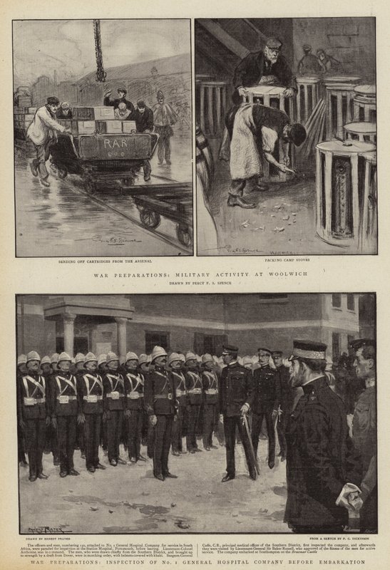 Przygotowania do wojny autorstwa Percy F.S. Spence