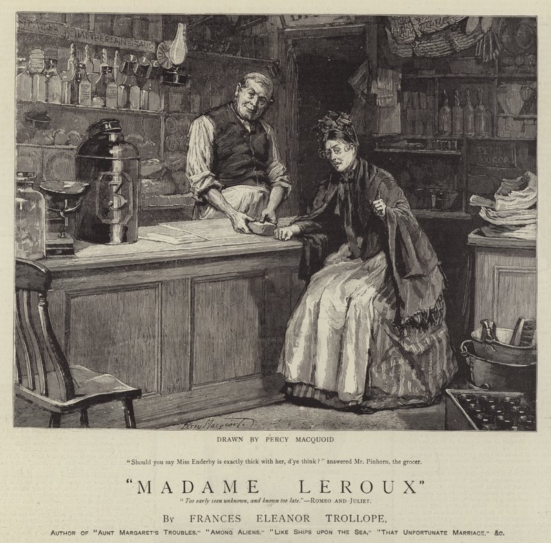 Pani Leroux autorstwa Percy Macquoid