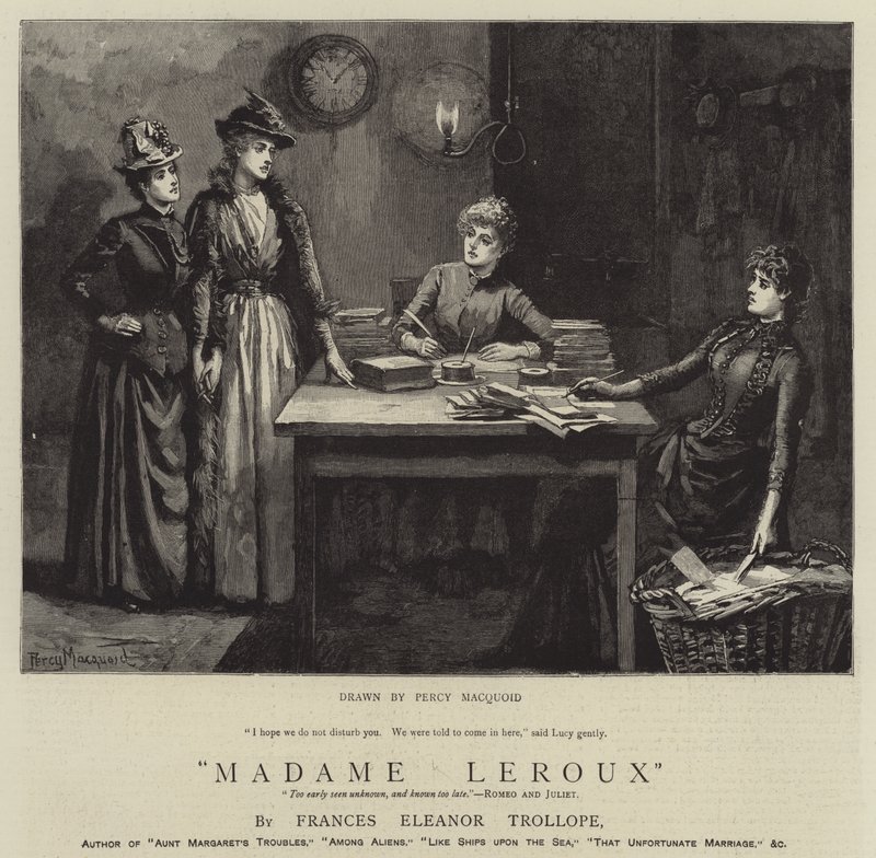 Pani Leroux autorstwa Percy Macquoid