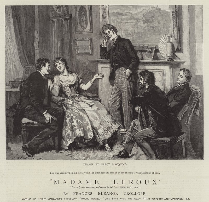 Pani Leroux autorstwa Percy Macquoid