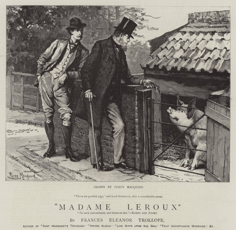 Pani Leroux autorstwa Percy Macquoid