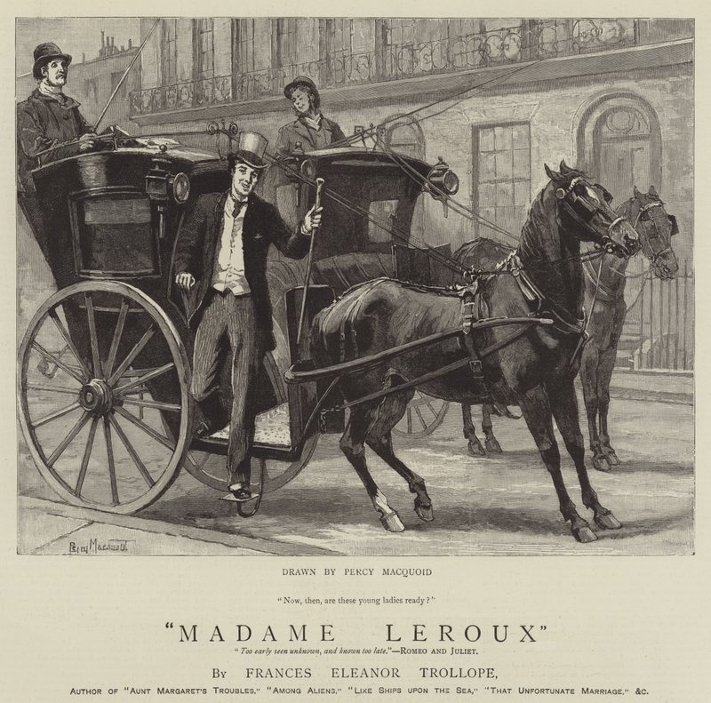 Pani Leroux autorstwa Percy Macquoid