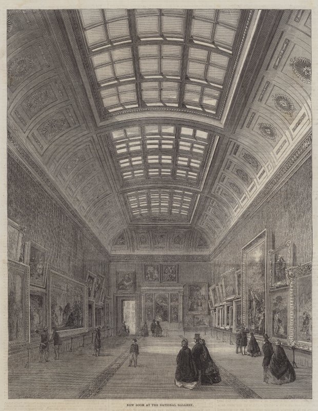 Nowa sala w Galerii Narodowej autorstwa Percy William Justyne