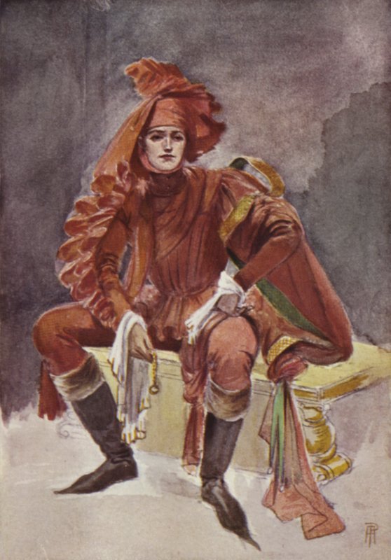 Niemiecki student w XIV wieku autorstwa Percy Anderson
