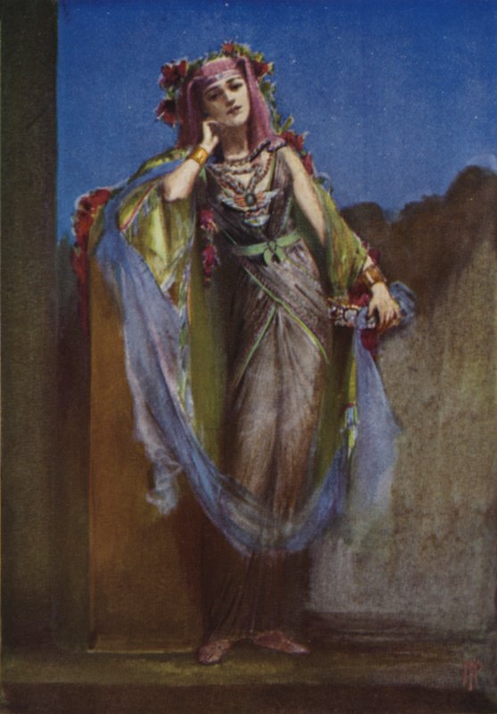 Egipska tancerka autorstwa Percy Anderson