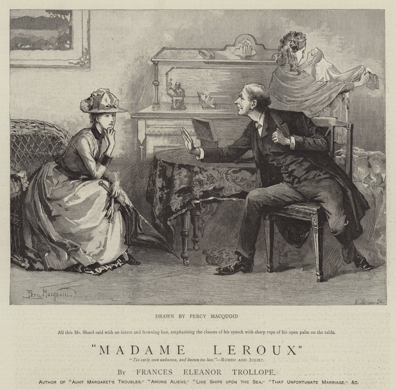 Pani Leroux autorstwa Percy Macquoid