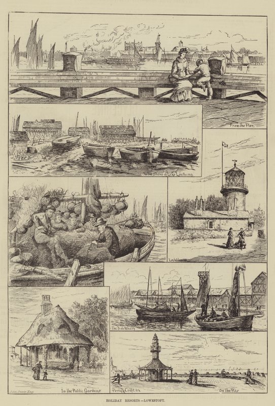 Ośrodki wypoczynkowe, Lowestoft autorstwa Percy Robert Craft