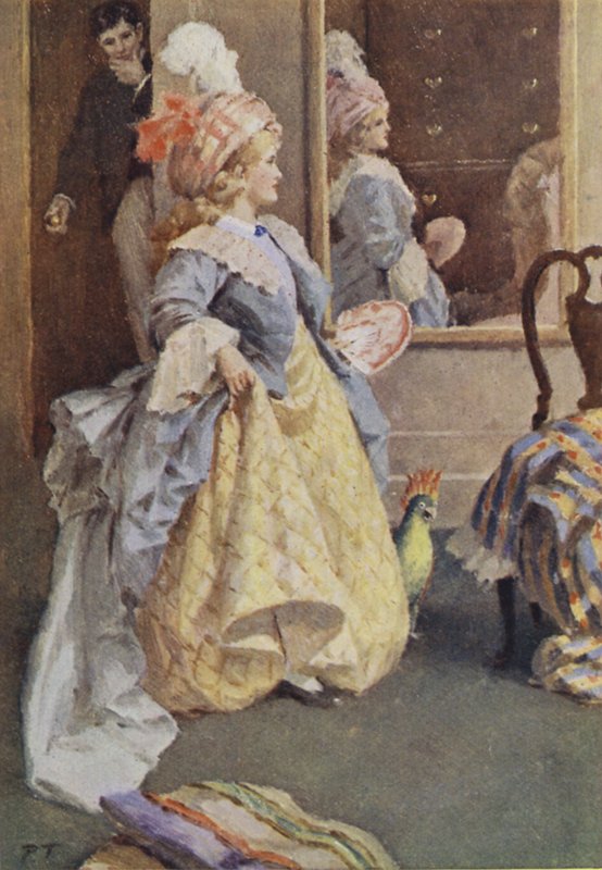 Ilustracja do Małych kobiet autorstwa Louisy M Alcott (kolor lito) autorstwa Percy Tarrant