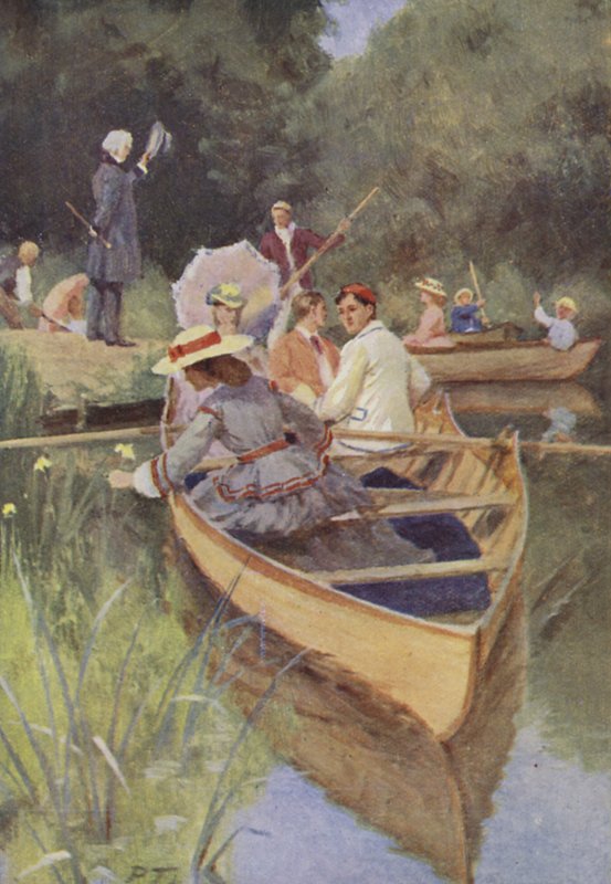 Ilustracja do Małych kobiet autorstwa Louisy M Alcott (kolor lito) autorstwa Percy Tarrant