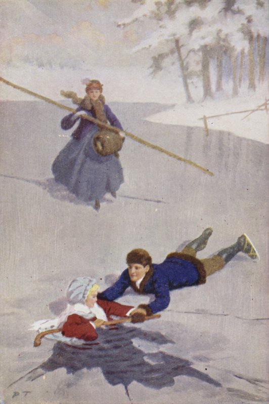 Ilustracja do Małych kobiet autorstwa Louisy M Alcott (kolor lito) autorstwa Percy Tarrant
