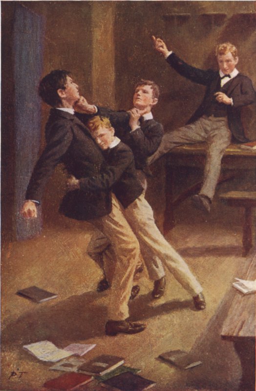 Trzej chwiali się na chwilę, a potem odeszli (kolor lito) autorstwa Percy Tarrant