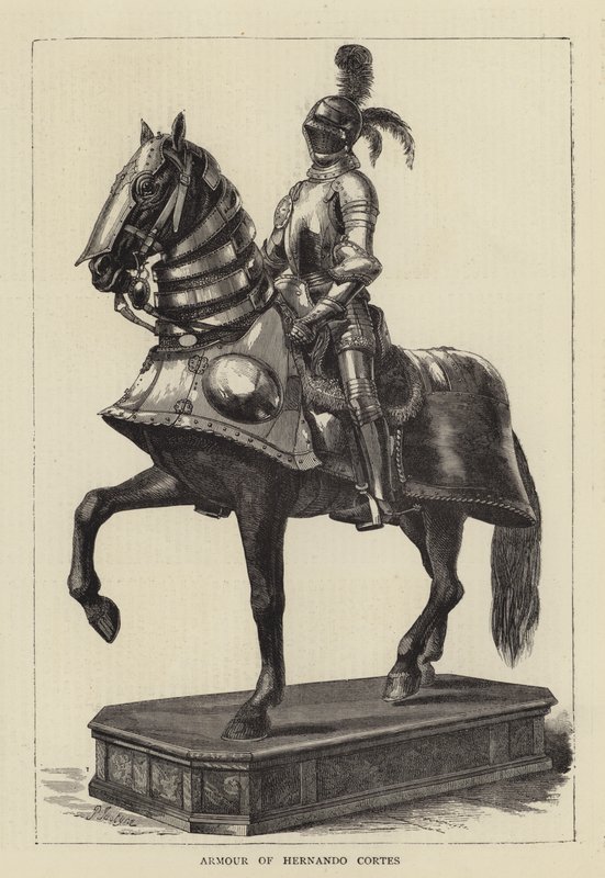 Zbroja Hernanda Cortesa autorstwa Percy William Justyne