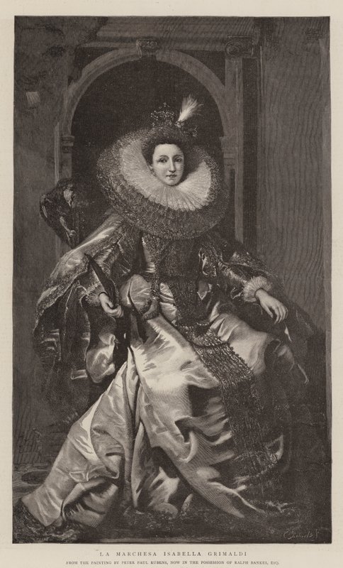 Marchesa Isabella Grimaldi autorstwa Peter Paul Rubens