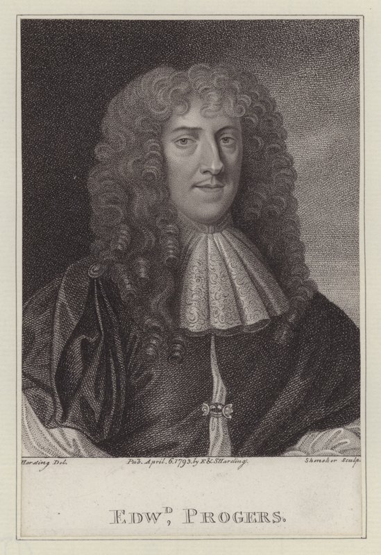 Edward Progers, Pan młody do sypialni króla Karola II (rycina) autorstwa Peter (after) Lely