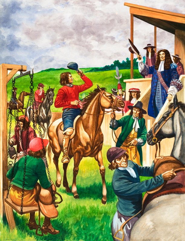Karol II, król, który kochał wyścigi konne autorstwa Peter Jackson