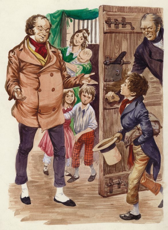 David Copperfield spotyka pana Micawbera autorstwa Peter Jackson