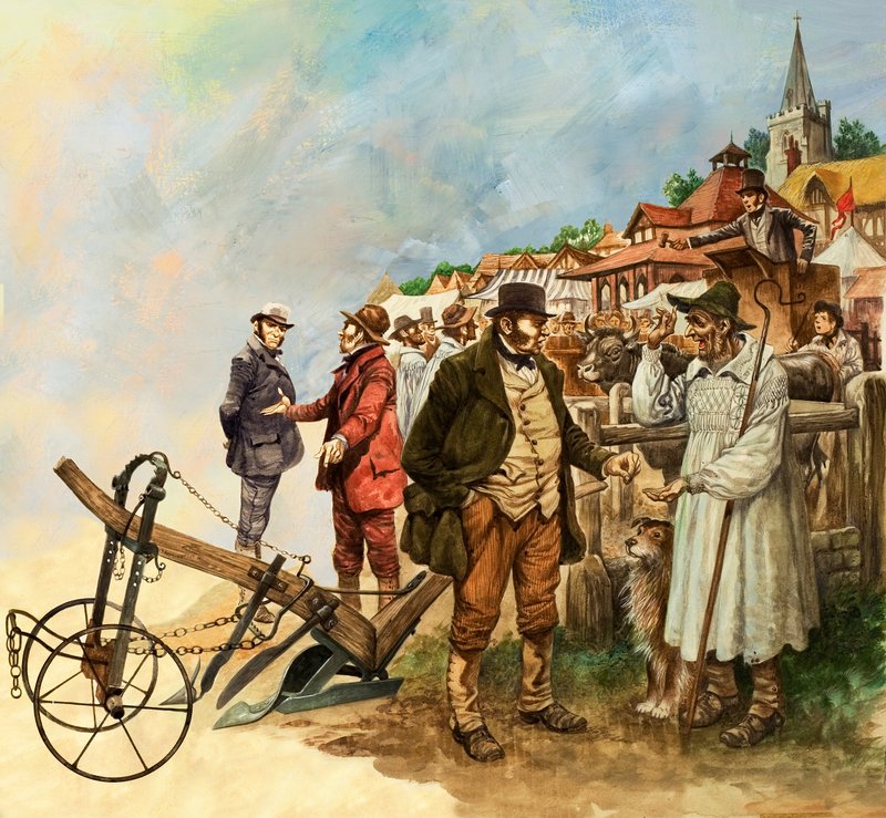 Targ i aukcja rolników autorstwa Peter Jackson