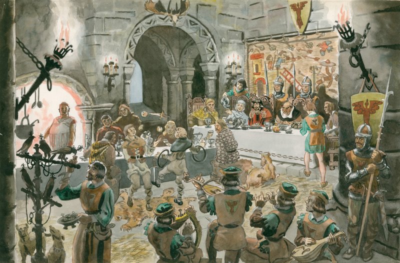 Średniowieczny bankiet autorstwa Peter Jackson