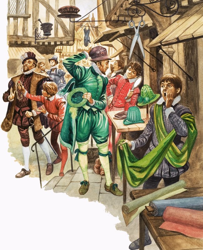 Dawno, dawno temu... targowisko i uliczni handlarze w epoce Tudorów autorstwa Peter Jackson