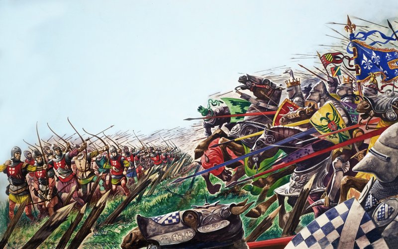 Cudowna historia Wielkiej Brytanii: Bitwa pod Agincourt autorstwa Peter Jackson