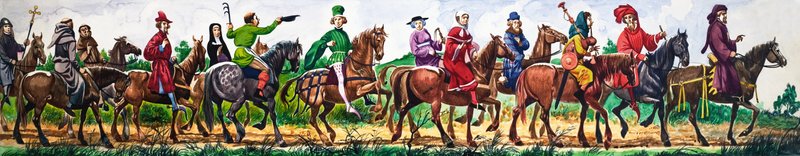 Cudowna historia Wielkiej Brytanii: poeta Chaucer i pielgrzymi autorstwa Peter Jackson
