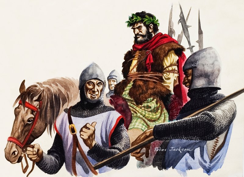 William Wallace paradowany w niewoli autorstwa Peter Jackson