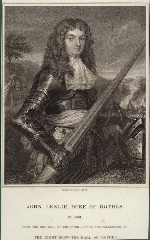 Portret Johna Leslie, księcia Rothes autorstwa Peter Lely