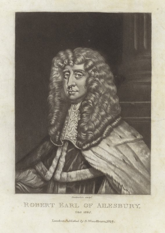 Robert Hrabia Ailesbury autorstwa Peter Lely