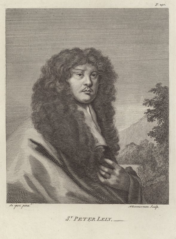 Sir Peter Lely, holenderski malarz portretowy urodzony jako Pieter van der Faes autorstwa Peter Lely