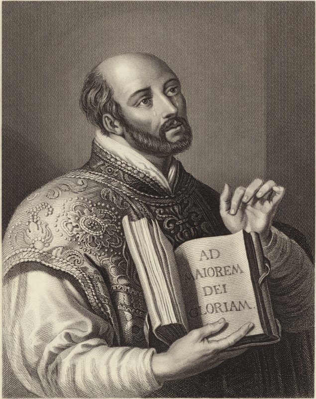 Ignacy Loyola (rycina) autorstwa Peter Paul (after) Rubens