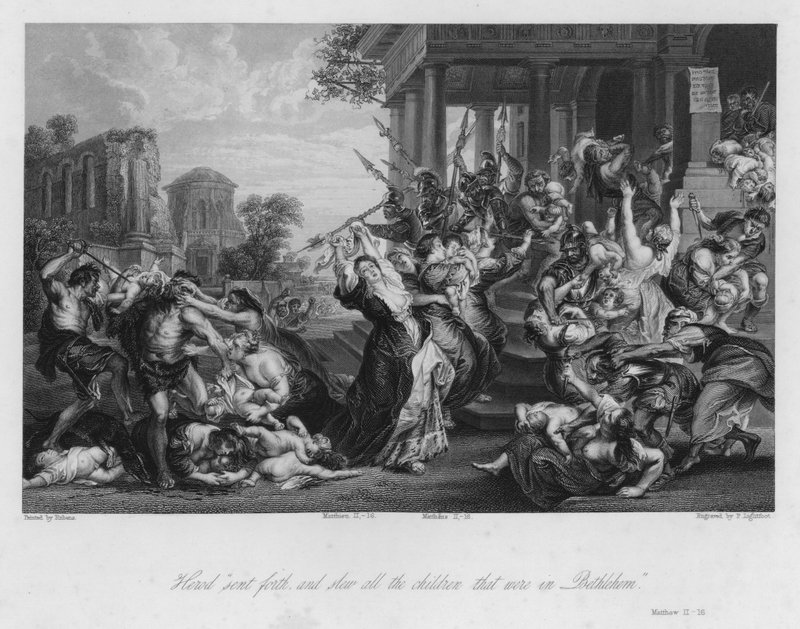 Rzeź niewiniątek, Mateusz II autorstwa Peter Paul (after) Rubens